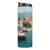 Kuststad Perast, Montenegro Thermosbeker (Geroteerd rechts)