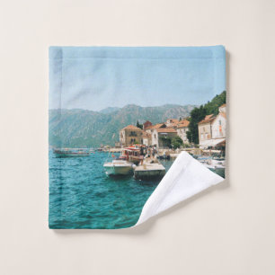 Kuststad Perast, Montenegro Washandje