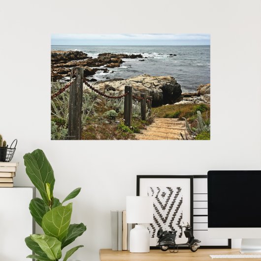 Kuststappen Poster (Thuiskantoor)