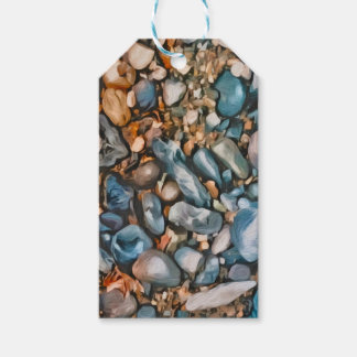 Kuststeen cadeaubijsluiter cadeaulabel