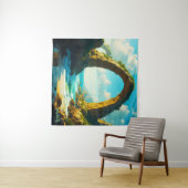 Kuststenen Boog Oceaan Landschap Wandkleed (In Situ (horizontaal))