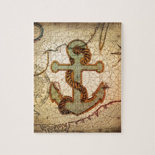 kuststrand  anker legpuzzel (Verticaal)