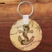 kuststrand anker sleutelhanger (Voorkant)