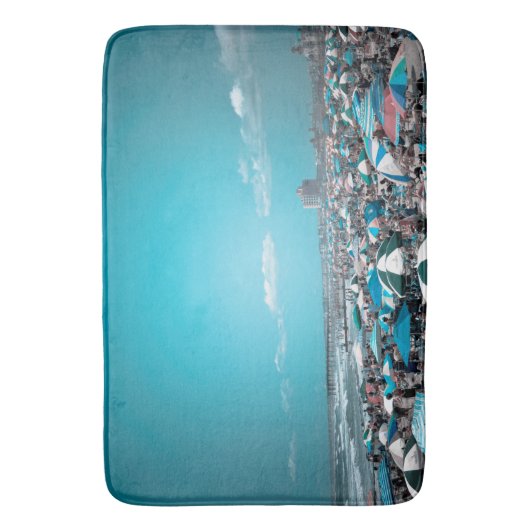 Kuststrand Badmat (Voorkant Verticaal)