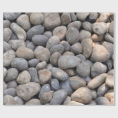 Kuststrand Beachcomber Beach Lover Pebbles Texture Cadeaupapier (Vlak)