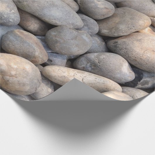 Kuststrand Beachcomber Beach Lover Pebbles Texture Cadeaupapier (Hoek)