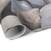 Kuststrand Beachcomber Beach Lover Pebbles Texture Cadeaupapier (Rol Hoek)