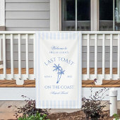 Kuststrand Blauwe Palmbomen Bachelorette Banner