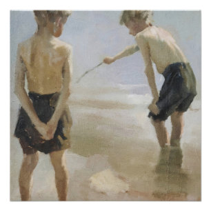 Kuststrand Bothers Landschap Perfect Poster