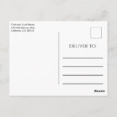 Kuststrand - Dank u wel Briefkaart (Achterkant)