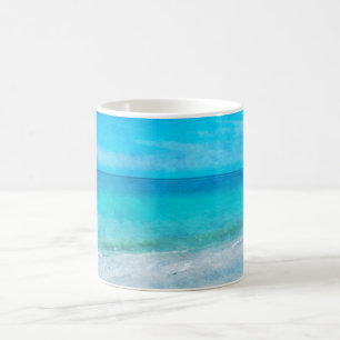 Kuststrand Decor Blauwgroen Aqua Turquoise Blue Koffiemok