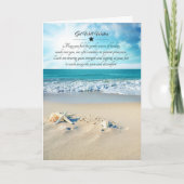 Kuststrand en Zeester Sentimentele Beterschap Kaart (Voorkant)