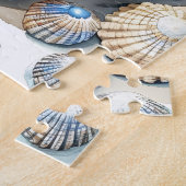 Kuststrand Flip Flop en Hoed Puzzel (Zijkant)