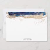 kuststrand goud zand Stationery Note Kaart Notitiekaartje (Voorkant)