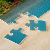 Kuststrand Guam. Kerstgroeten Legpuzzel (Zijkant)