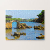 Kuststrand Guam. Legpuzzel (Horizontaal)