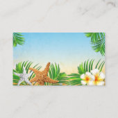 Kuststrand - Huwelijkswebsite Informatiekaartje (Achterkant)