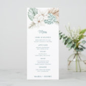 Kuststrand Kerstmenu Menu (Staand voorkant)