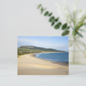 Kuststrand langs de kust nabij Tarifa Briefkaart (Staand voorkant)