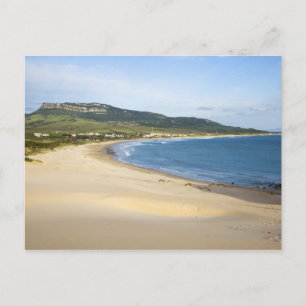 Kuststrand langs de kust nabij Tarifa Briefkaart