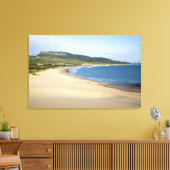 Kuststrand langs de kust nabij Tarifa Canvas Afdruk (Insitu (Woonkamer))