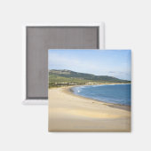 Kuststrand langs de kust nabij Tarifa Magneet (Voorkant / Achterkant)