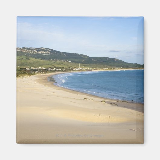 Kuststrand langs de kust nabij Tarifa Magneet (Voorkant)