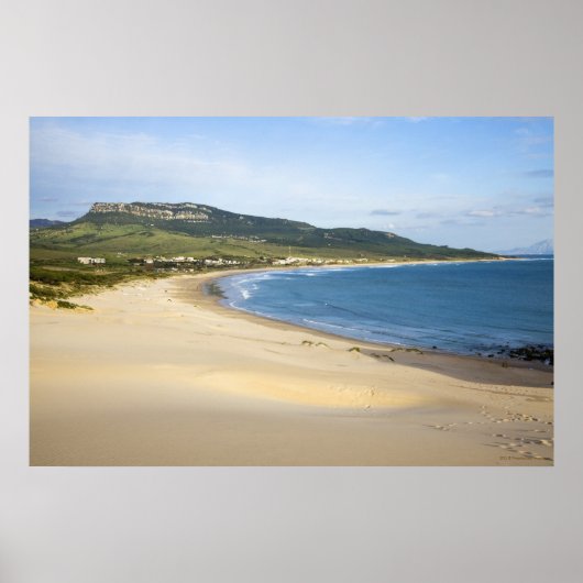 Kuststrand langs de kust nabij Tarifa Poster (Voorkant)