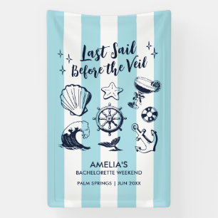 Kuststrand Meisjesuitje Laatste zeilstrepen Spandoek