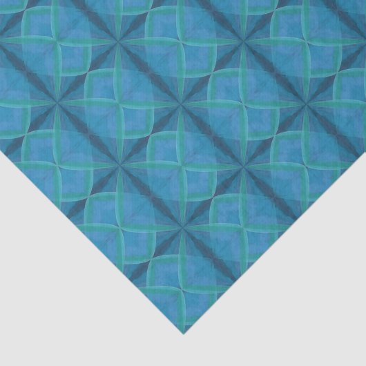 Kuststrand met zoutgolven op zwart tissuepapier (Detail)