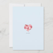 Kuststrand Oceaan Waterverf bruiloft uitnodiging (Achterkant)