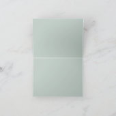 Kuststrand Ocean Green Zee Turtle Dank je wel Notitiekaartje (Binnen)