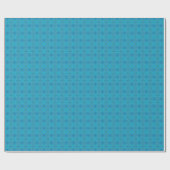 Kuststrand op het strand op Turquoise Cadeaupapier (Vlak)