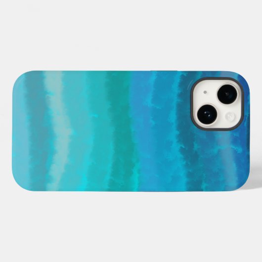Kuststrand op Turquoise Case-Mate iPhone Case (Achterkant (horizontaal))