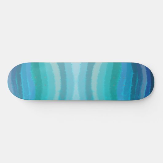 Kuststrand op Turquoise Persoonlijk Skateboard (Horizontaal)