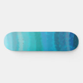 Kuststrand op Turquoise Persoonlijk Skateboard (Horizontaal)