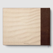 Kuststrand Rentfoto Gastenboek (Achterkant)