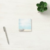Kuststrand Scene met houten roeiboot Post-it® Notes (Kantoor)