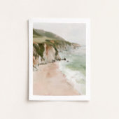 Kuststrand Scène Muur Kunstprint Poster