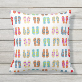 Kuststrand Teenslippers Buitenkussen