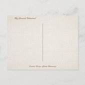 Kuststrand thema Driftwood Heart Valentijnsdag Briefkaart (Achterkant)