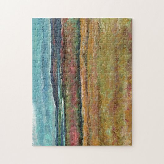 Kuststrand van Sand Dune Shoreline Legpuzzel (Verticaal)