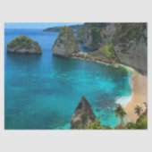 Kuststrand van Tropisch eiland Paradise Tissuepapier (Voorkant)