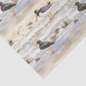 Kuststrand Vogels Tissuepapier (Detail)