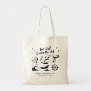 Kuststrand vrijgezellenfeest Last Sail  Tote Bag
