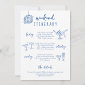 kuststrand vrijgezellenweekend kaart (Achterkant)