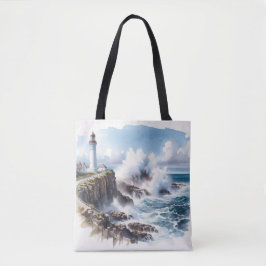 Kuststrand Vuurtoren Tote Bag