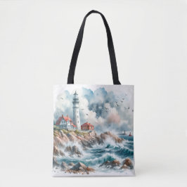 Kuststrand Vuurtoren Tote Bag