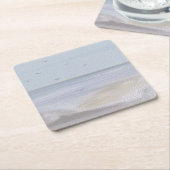 Kuststrand Waterverf Onderzetter kousenband (Schuin)