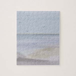 Kuststrand Waterverf Steenkorrelstrand Jigzaag Puz Legpuzzel